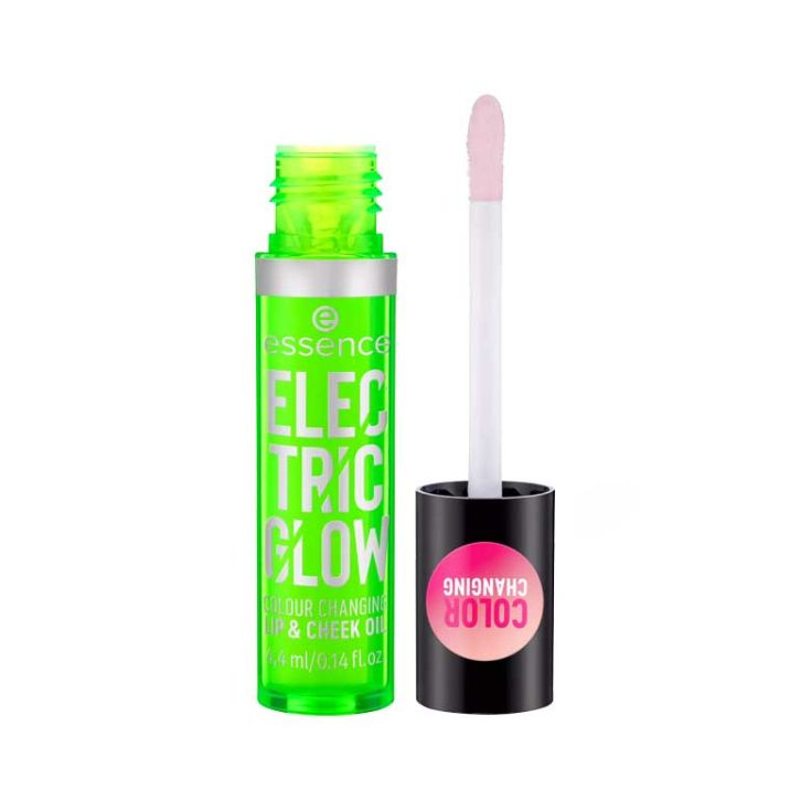 essence electric glow barra de labios y mejillas