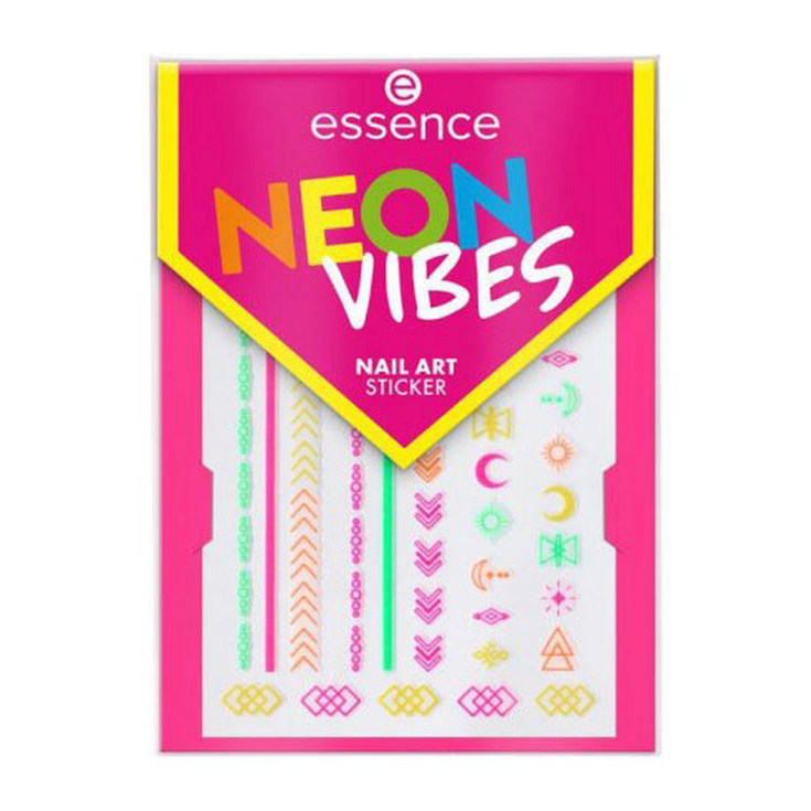 essence neon vibes nail art sticker