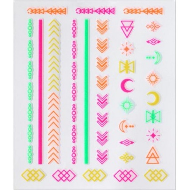 essence neon vibes nail art sticker