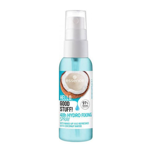 essence hello, good stuff! 48h hydro fixing spray