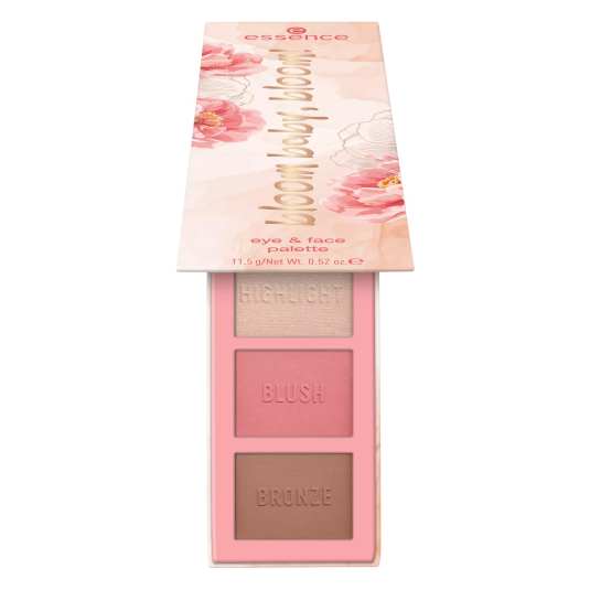 essence bloom baby, bloom! eye and face palette