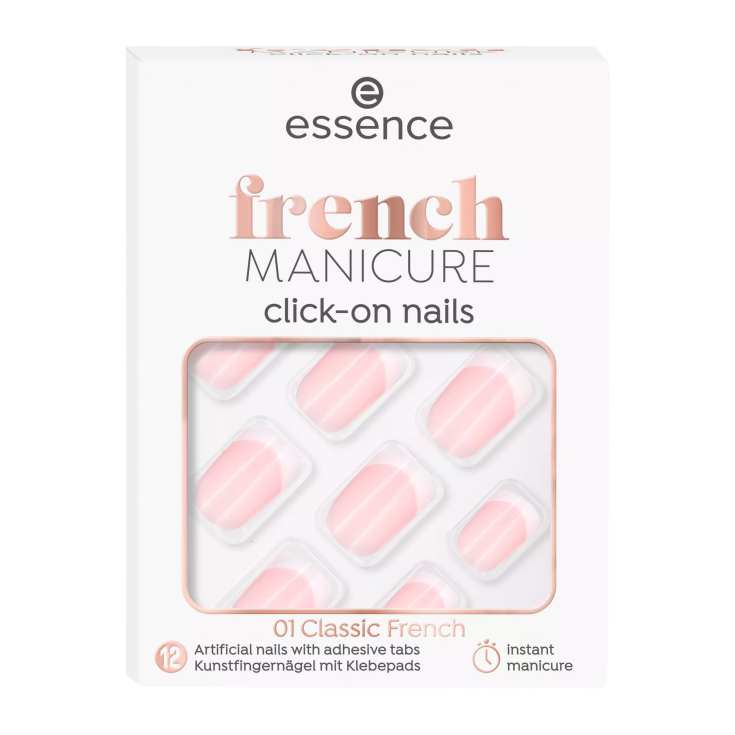 essence frech manicure click-on nails 01 essence frech manicure click-on nails 01