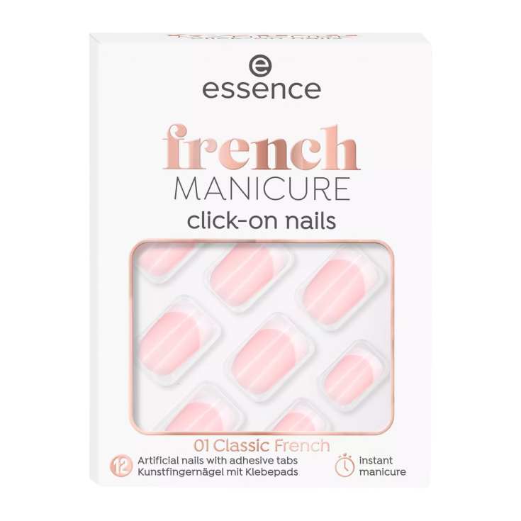 essence frech manicure click-on nails 01