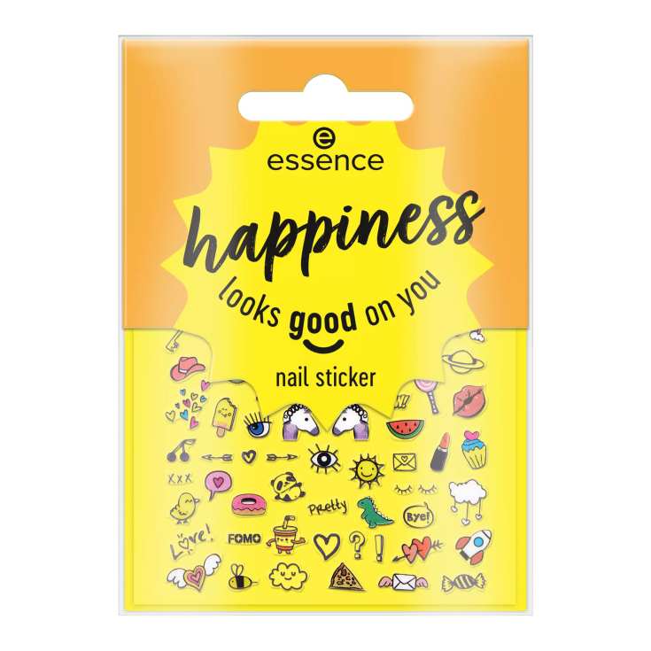 essence happiness looks good on you nail stickers