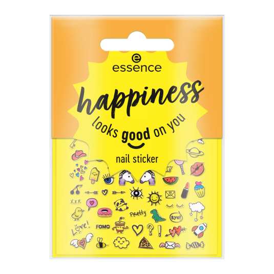 essence happiness looks good on you nail stickers