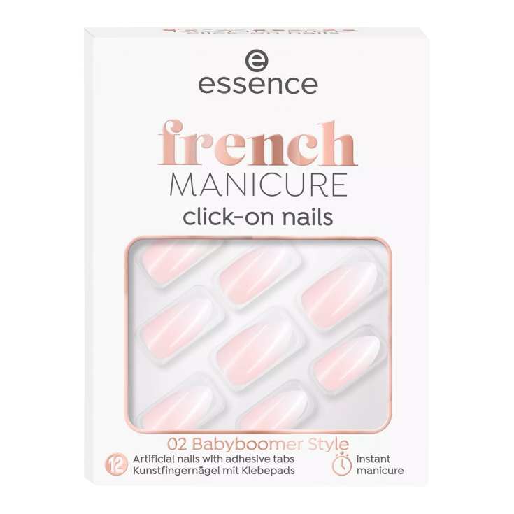 essence frech manicure click-on nails 02 essence frech manicure click-on nails 02