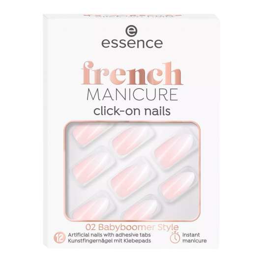 essence frech manicure click-on nails 02