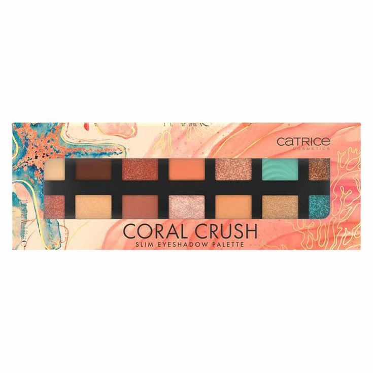 catrice coral crush slim paleta de sombra de ojos catrice coral crush slim paleta de sombra de ojos