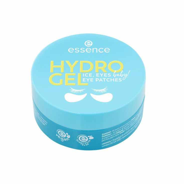 essence hydro gel eye patches blue 30 unidades