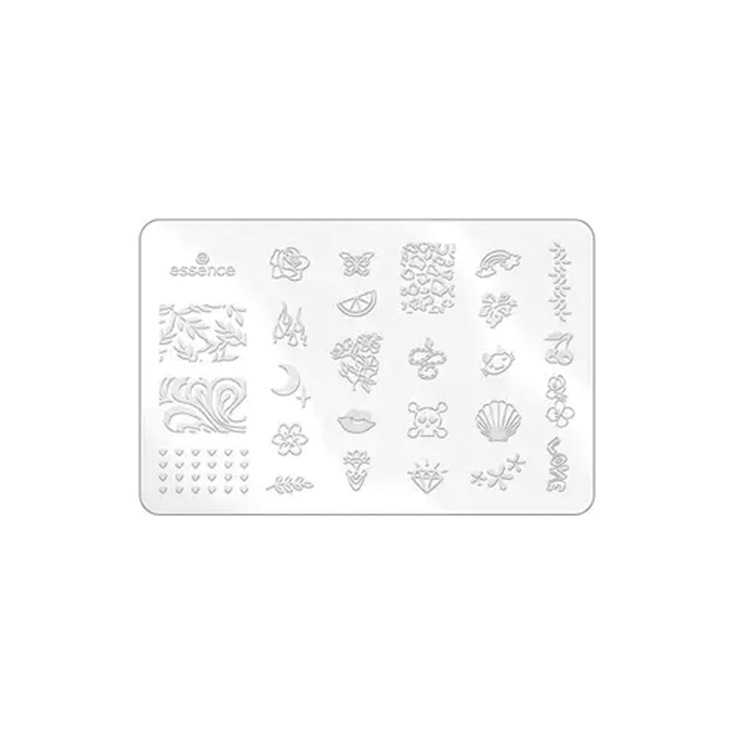 essence plantilla estampado uñas