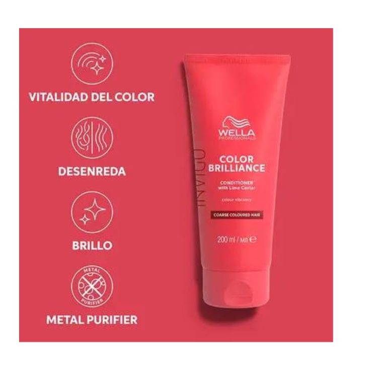 wella invigo brilliance acondicionador coarse 200ml