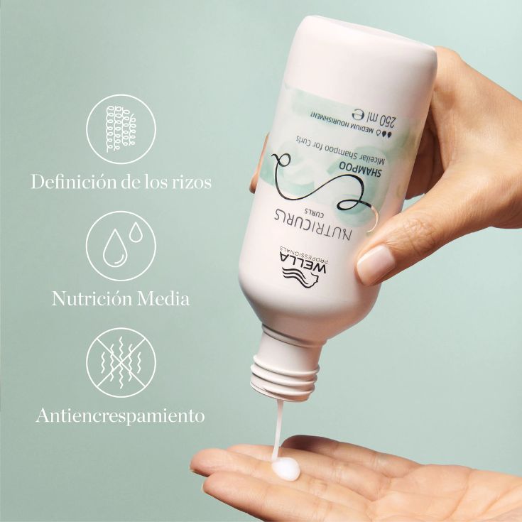 wella premium nutricurls champu 250ml