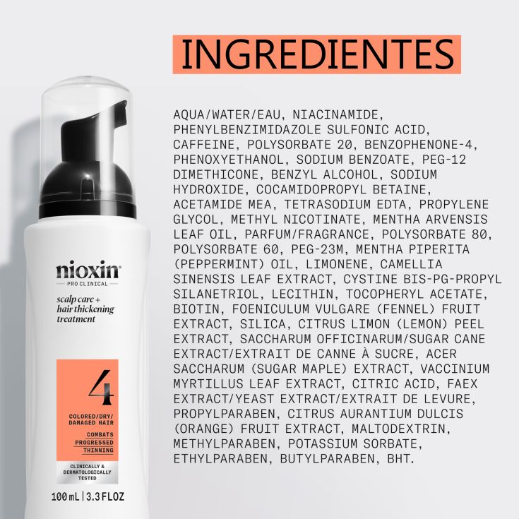 nioxin sistema 4 serum densificador 100ml