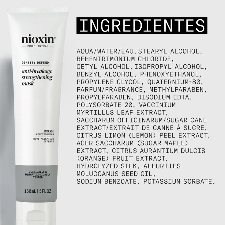 nioxin density defend mascarilla antirotura y fortalecedora 150ml