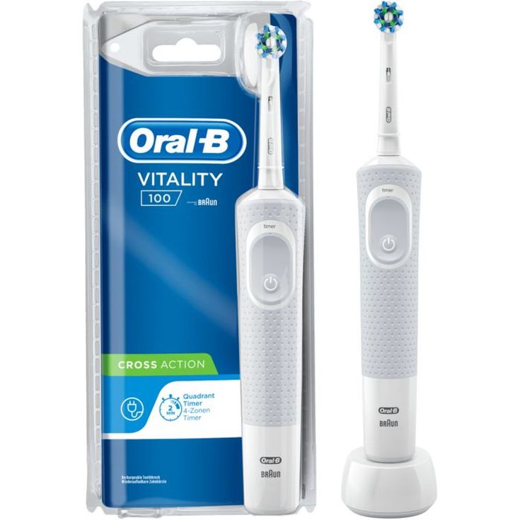 oral-b vitality cepillo electrico cross action blanco