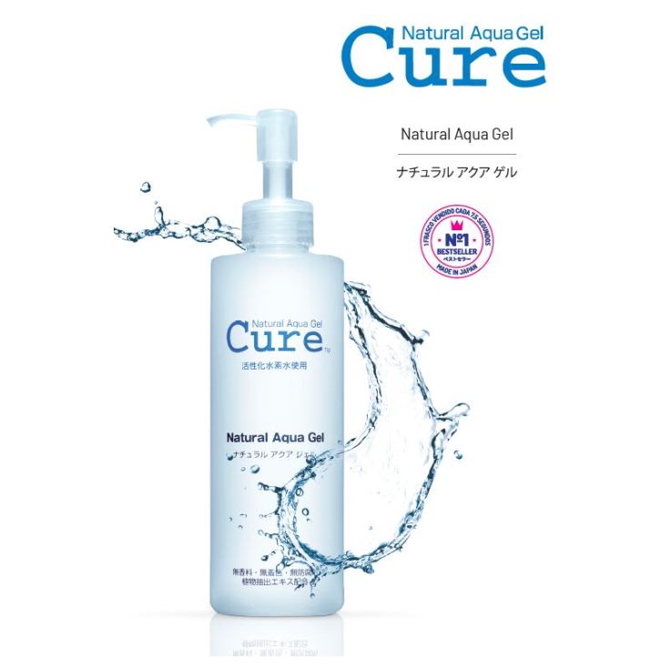 cure natural aqua gel exfoliante suave 250ml