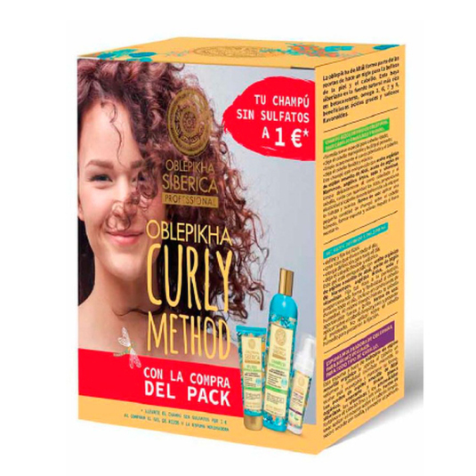 oblepikha pack curly champu + gel + espuma