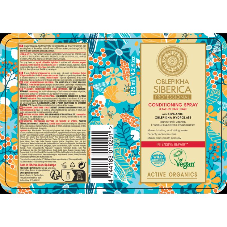 oblepikha acondicionador en spray 125ml
