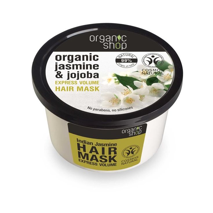organic shop organic jasmine & jojoba mascarilla capilar volumen organic shop organic jasmine & jojoba mascarilla capilar volumen