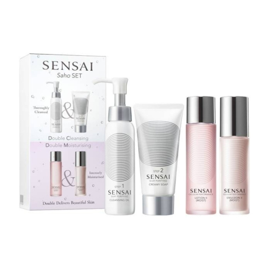 sensai ritual saho cellular limpieza + hidratacion set 4 piezas sensai ritual saho cellular limpieza + hidratacion set 4 piezas