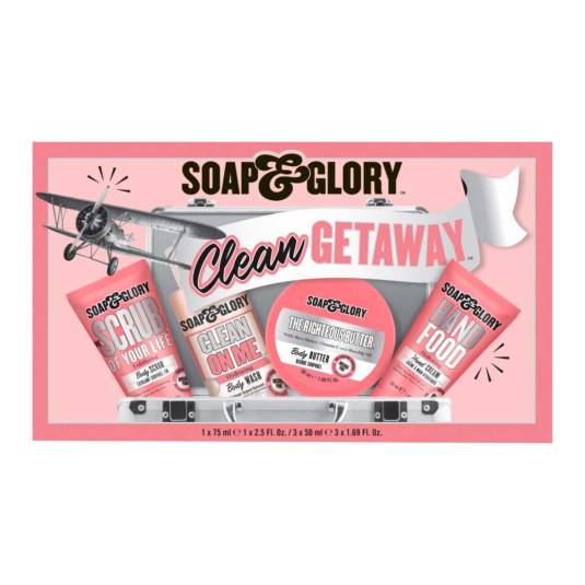 soap&glory clean get away estuche cuidado corporal