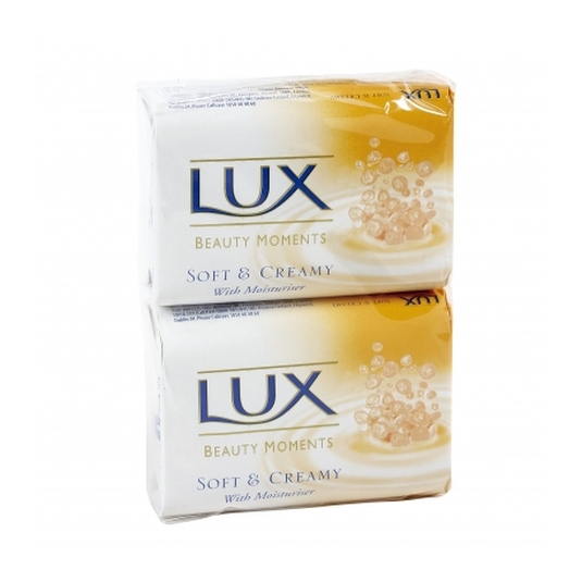 lux soft & creamy pastilla jabon manos duplo 2x125g