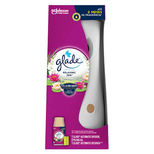 glade ambientador automatico pack difusor + recambio relaxing zen