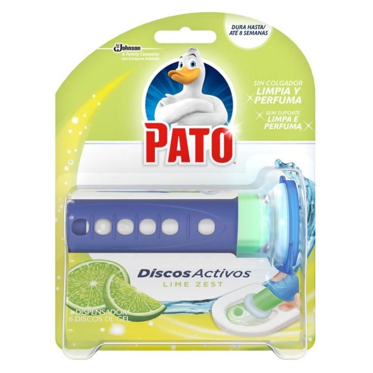 Desinfectante discos activos Pato WC lima