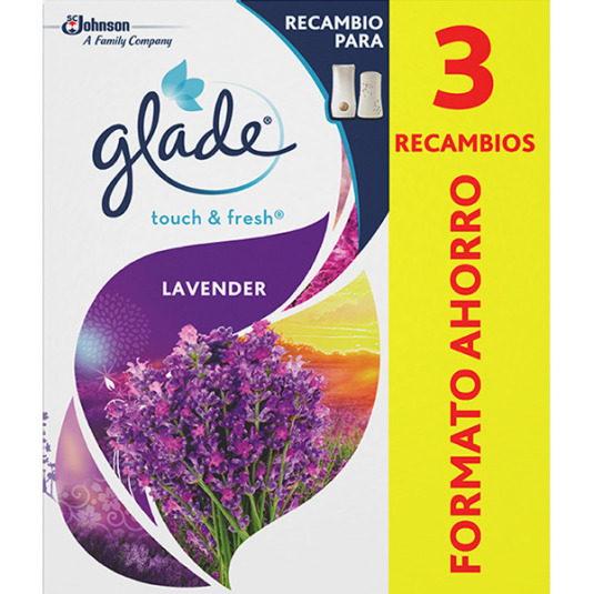 glade un toque 3 recambios aroma lavanda