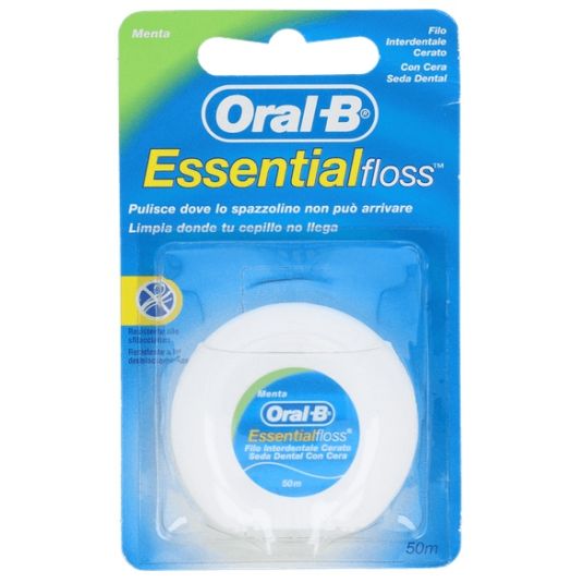 oral b essential floss seda dental menta 50m
