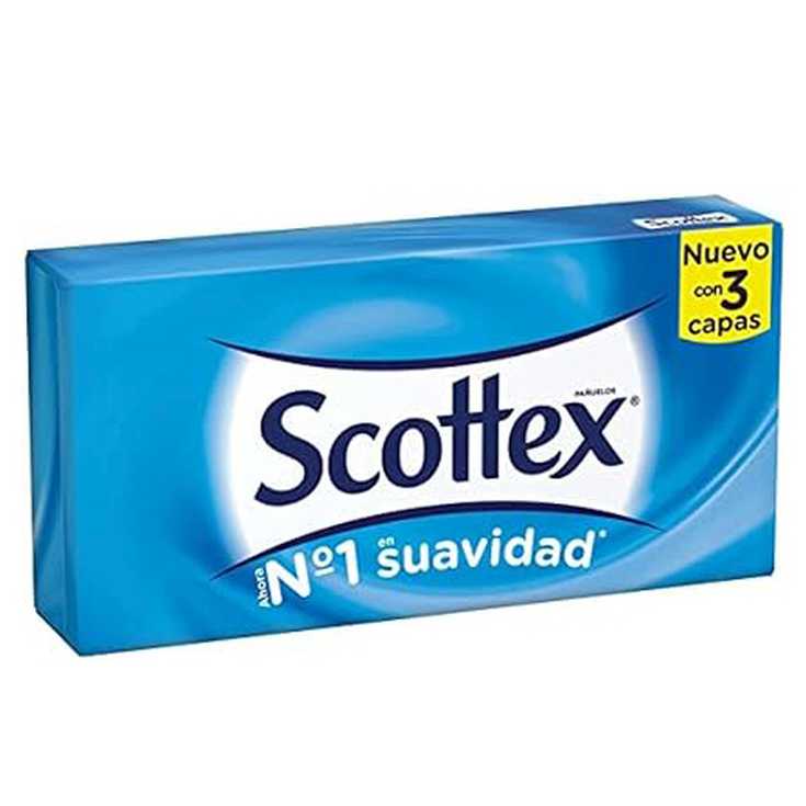 scottex caja pañuelos 3 capas 70 unidades scottex caja pañuelos 3 capas 70 unidades