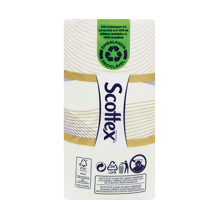 scottex dermo cuidado papel higienico 4+2 rollos