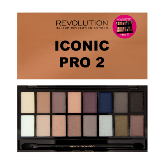revolution eyeshadow palette iconic pro 2