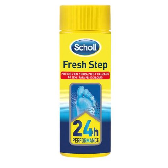 scholl odor control polvos superabsorbentes de pies y calzado 75g