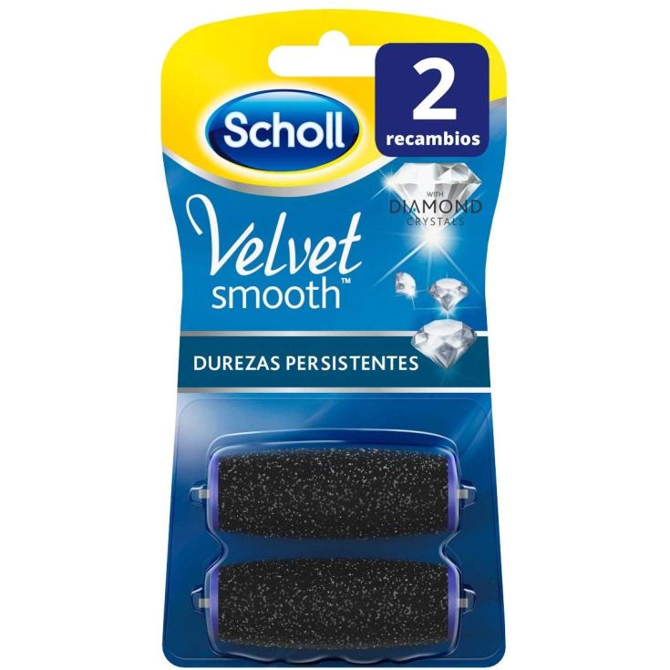 scholl velvet smooth recambio para lima pies 2 unidades scholl velvet smooth recambio para lima pies 2 unidades