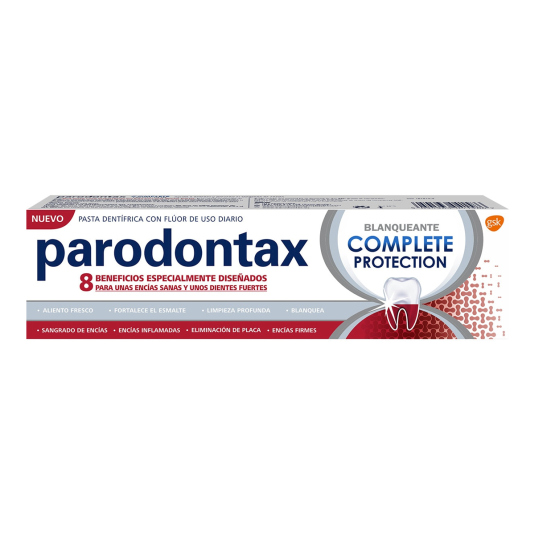 parodontax completo pasta de dientes blanqueadora 75ml