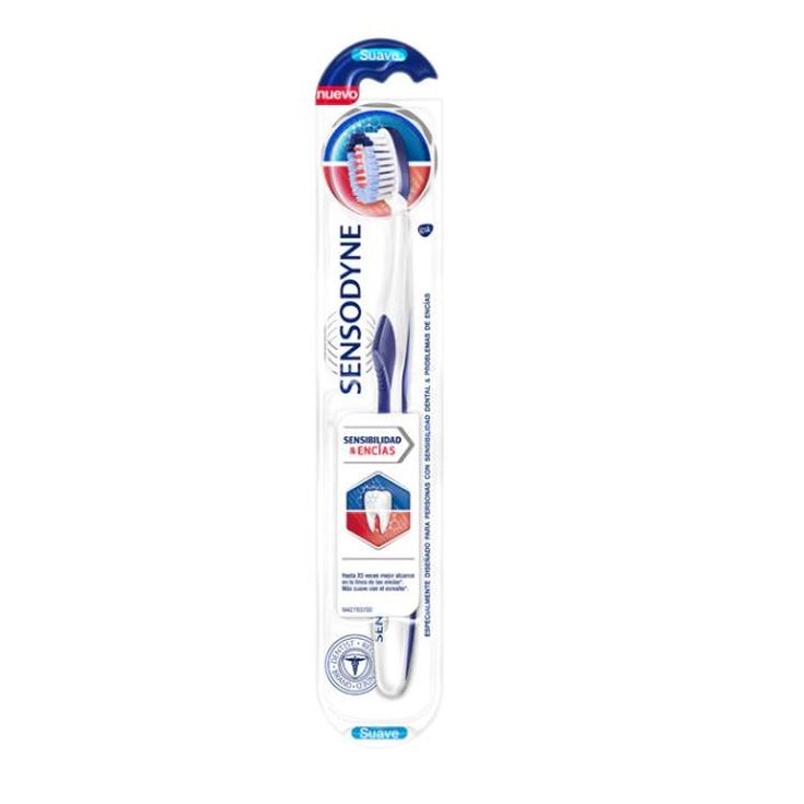 sensodyne cepillo de dientes sensibilidad & encias suave 1ud