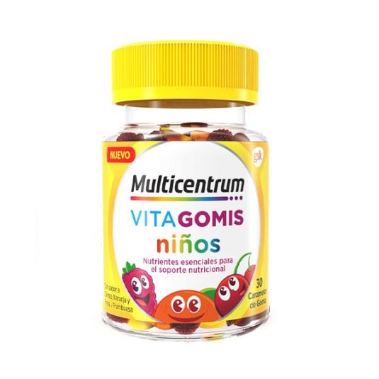 multicentrum vitagomis niños 30 gominolas
