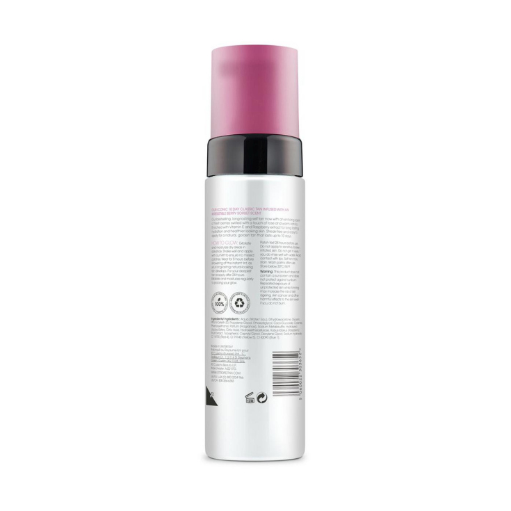 st.tropez tan berry sorbet mousse 200ml