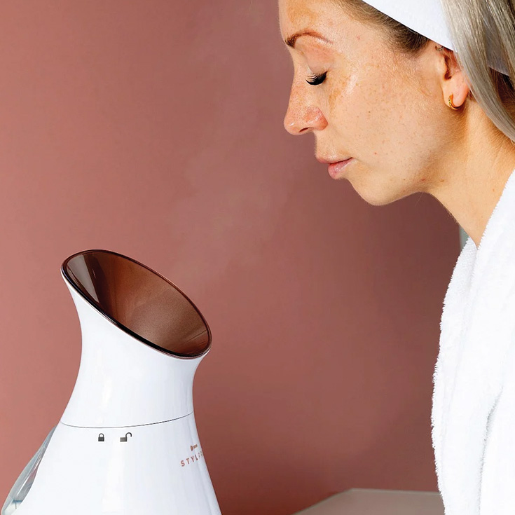 stylpro vaporizador facial oro rosa