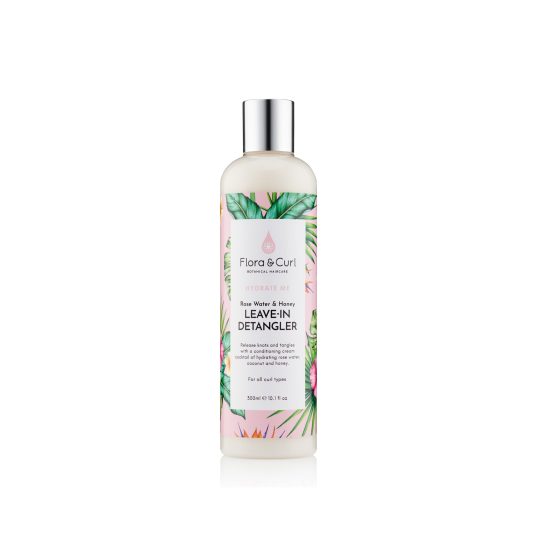 flora curl organic rose & honey leave-in detangler 300ml