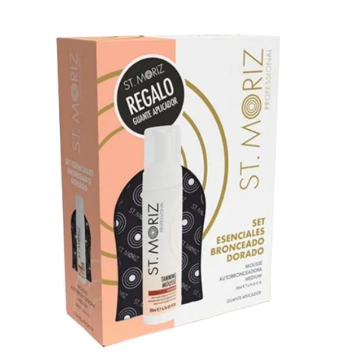 st moriz autobronceador mousse medium 200ml+guante