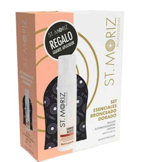 st moriz autobronceador mousse medium 200ml+guante