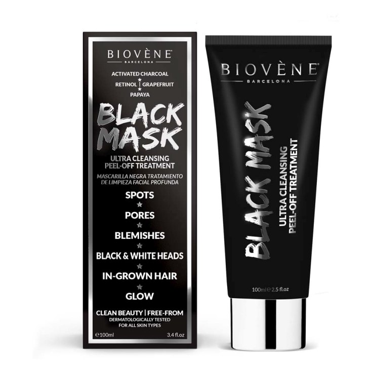 biovene black mask ultra cleansing peel-off 1 unidad