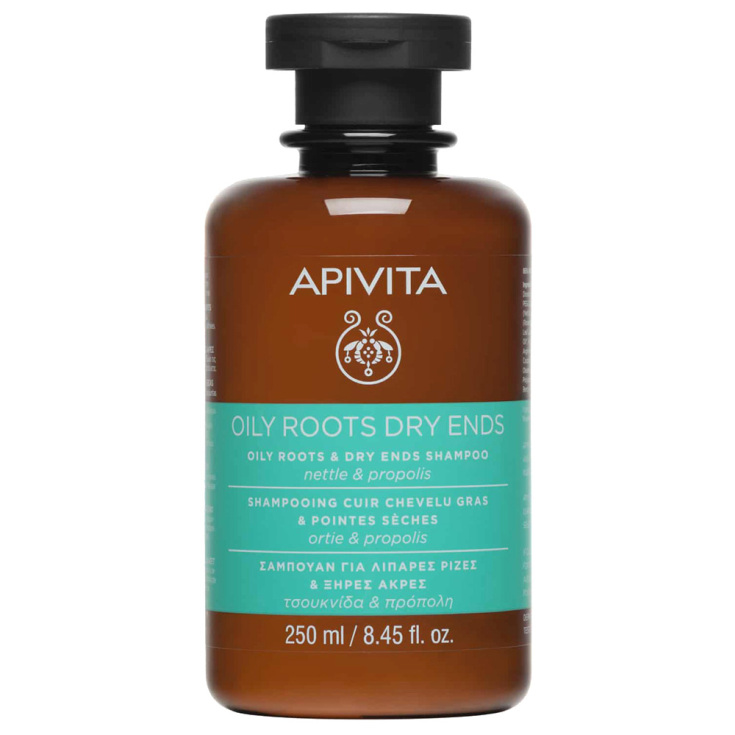 apivita champu equilibrante para raiz grasa y puntas secas 250ml apivita champu equilibrante para raiz grasa y puntas secas 250ml