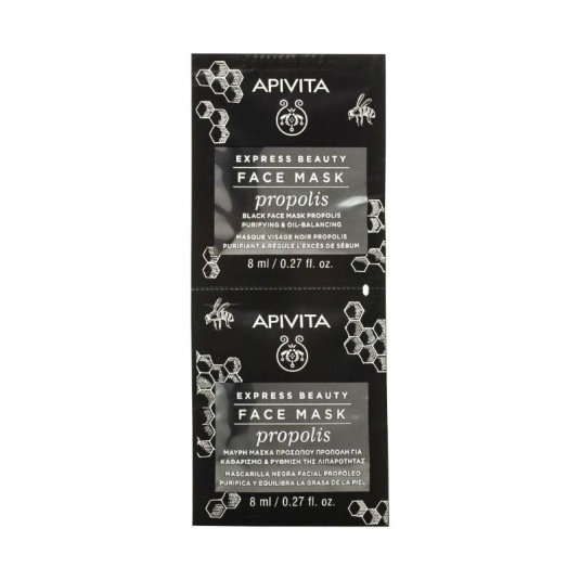 apivita express beauty propolis mascarilla purificante y equilibrante 2x8ml