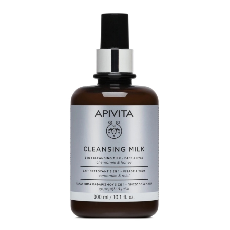 apivita leche limpiadora 3 en 1 facial y ojos 300ml apivita leche limpiadora 3 en 1 facial y ojos 300ml