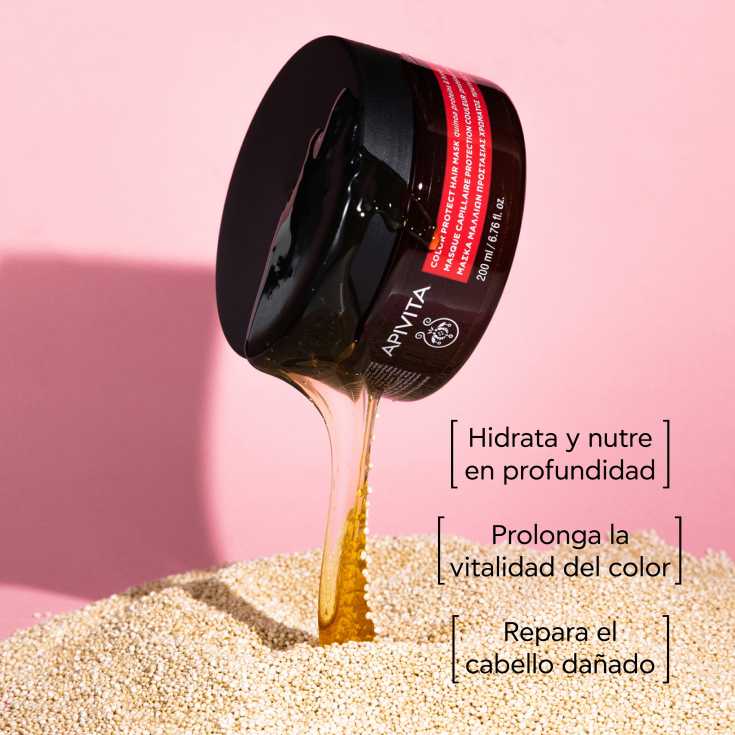 apivita color seal mascarilla capilar selladora del color tarro 200ml