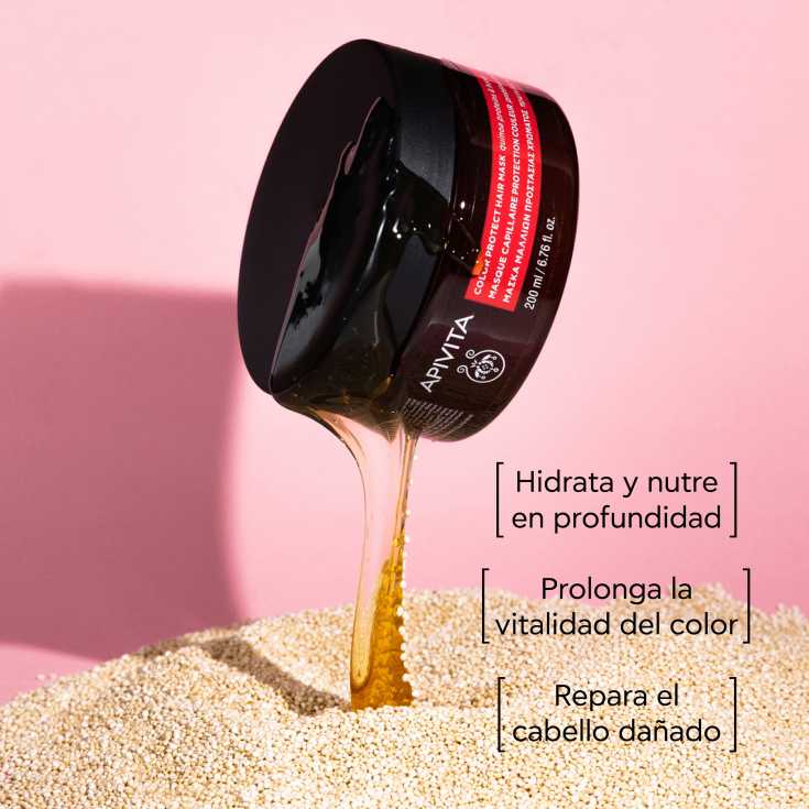 apivita color seal mascarilla capilar selladora del color tarro 200 ml