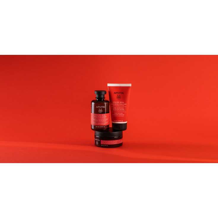 apivita color seal mascarilla capilar selladora del color tarro 200ml